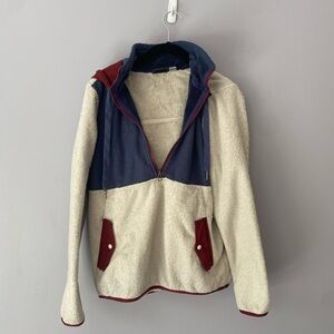 Marmot Blue and Cream Utility Jacket